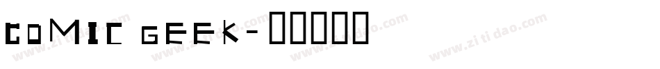 Comic Geek字体转换